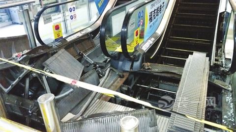 维修电梯时发生意外 自动扶梯"空腹"商户形容如爆炸